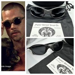 Paperstreetshade Fight Club Tyler Durden NEW Oliver Peoples 523 Xmetal Brad Pitt